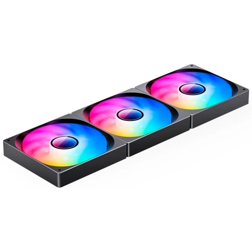Вентилятор JONSBO ZW-140BR (3 in 1) 140х140х26мм Reverse (PWM, ARGB LED, 800-1400об/мин, черный) Retail
