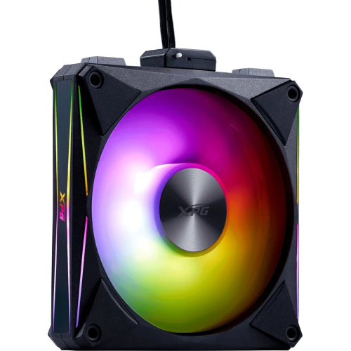 Комплект вентиляторов 4шт XPG HURRICANE MAG 120 ARGB PWM ( прямой и реверсный режим) black RET