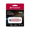 SSD Transcend TS512GESD310P, 512ГБ, розовый