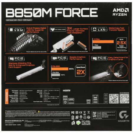 Материнская плата GIGABYTE B850M FORCE