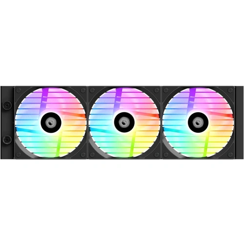 СВО ID-COOLING FX360 LCD LGA1851/1700/1200/115X/AM4/AM5 (TDP 350W, ARGB Fan and Pump, LCD Display, PWM, Triple Fan)