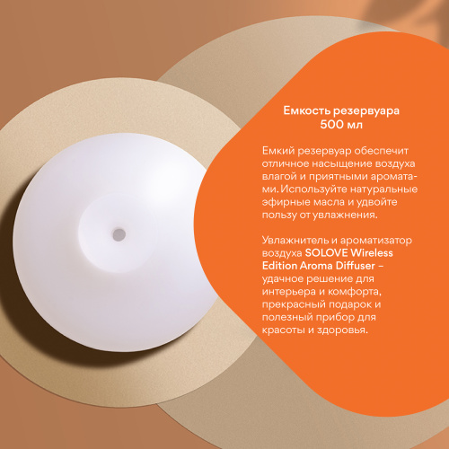 Увлажнитель-Ароматизатор портативный Xiaomi (Mi) Solove (H7 White) рус, белый