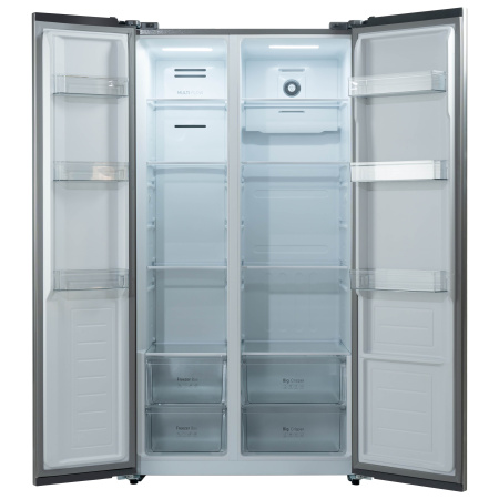 Холодильник Бирюса SBS 541 TGG бежевое стекло