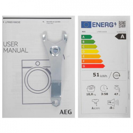 Стиральная машина AEG LFR85166OE белый
