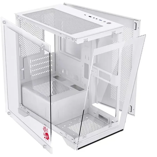 Корпус BLOODY BD-CC103, mATX, Mini-Tower, без БП, белый