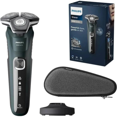 Бритва роторная Philips S5884/50 зеленый