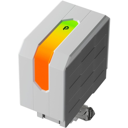 Кулер upHere UP1TC4 White / 4HPx6mm, 230W TDP, single tower, 1x120mm fan, 600-1650RPM, 68 CFM, 25dBA, ARGB cover