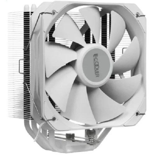 Кулер PcCooler Paladin 400 WH 200W, 4-pin PWM, 157mm, Al/Cu, 4x6mm, 1x130mm, 76.85CFM, 29dBA, 1600RPM, S 1851/1700/1200/115X, AM5/AM4