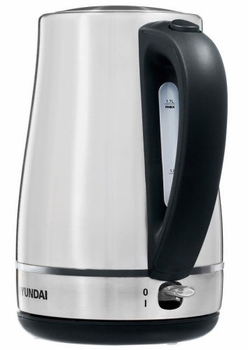 Чайник Hyundai HYK-S3020 серебристый матовый/черный