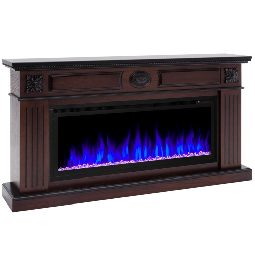 Электрокамин RealFlame Siena 42/BV AO античный дуб с очагом Saphir 42