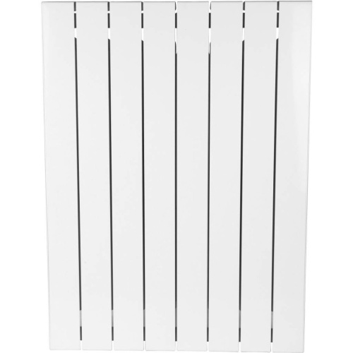 Биметаллический радиатор отопления Rifar Supremo 800 боковое подключение 12 секций белый RAL 9016