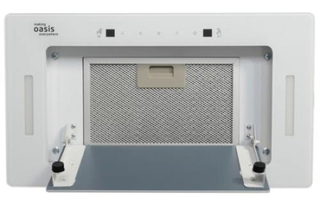 Вытяжка полновстраиваемая Оasis UD-60WG белый/белый