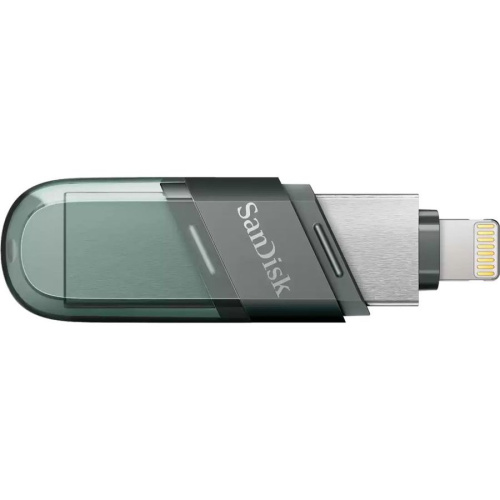 USB-флешка Sandisk 256Gb iXpand Flip SDIX90N-256G-GN6NE USB3.1 зеленый/серебристый