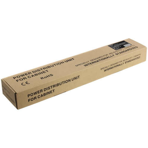 Блок розеток ExeGate ServerPro PDU-19H804 Al-8S-EU2.5CU-SW (EX280843RUS) 19", 1U, Алюминий, 8 Schuko, кабель с евровилкой VDE-250V-16A-3*1.5mm2