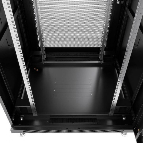 Шкаф телекоммуникационный C3 Solutions C3.RF4209 42U 800x1200, черный, дверь перф.