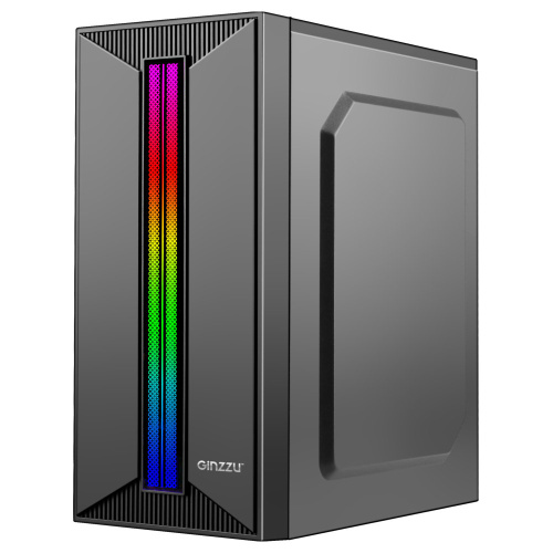 Корпус Ginzzu B350 2*USB 2.0,AU RGB