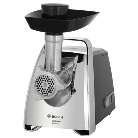 Мясорубка Bosch MFW67440 черный/серебристый