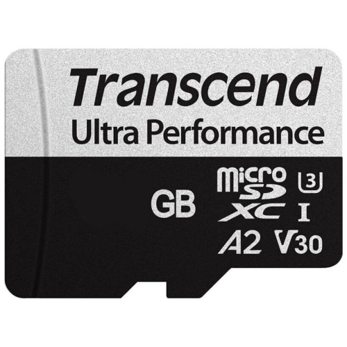 Карта памяти Transcend Ultra Perfomrance (TS128GUSD340S) 128GB microSDXC Class 10 UHS-I U3, V30, A2, (SD адаптер), TLC
