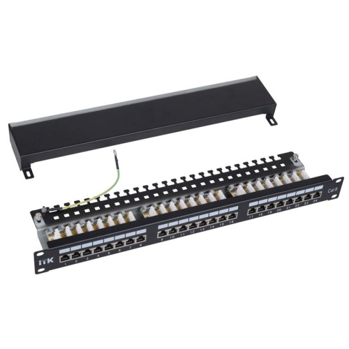 Патч-панель ITK 1U (PP24-1UC6S-D05)