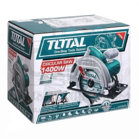 Пила циркулярная Total TS11418526