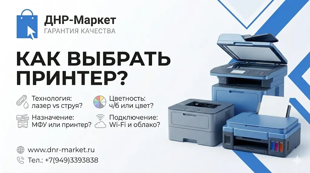 Принтеры и МФУ в ДНР и Донецке